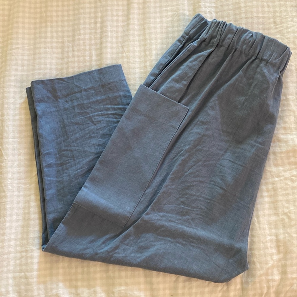EUC Light Blue Roucha Pouch Pants